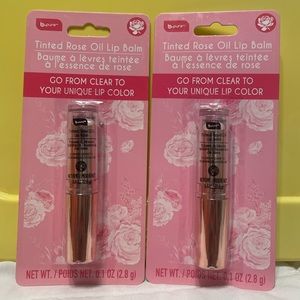 Tinted Rose Oil Lip Balm Bundle of 2 (PH color balanced)